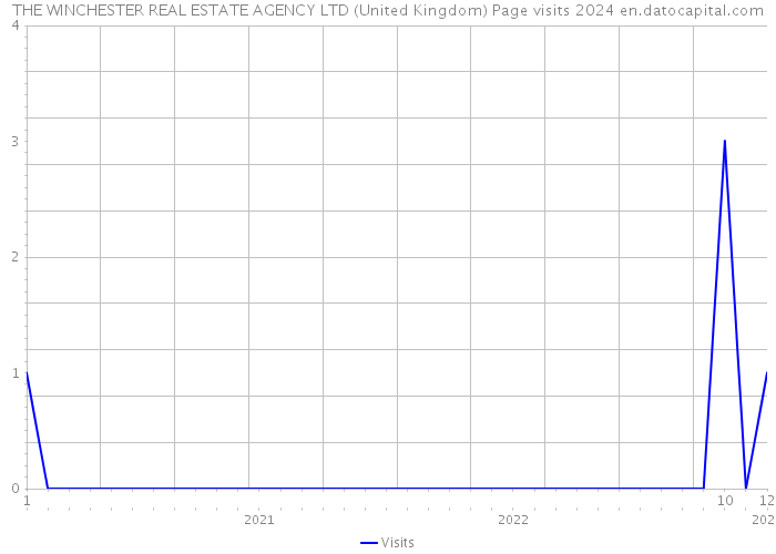 THE WINCHESTER REAL ESTATE AGENCY LTD (United Kingdom) Page visits 2024 