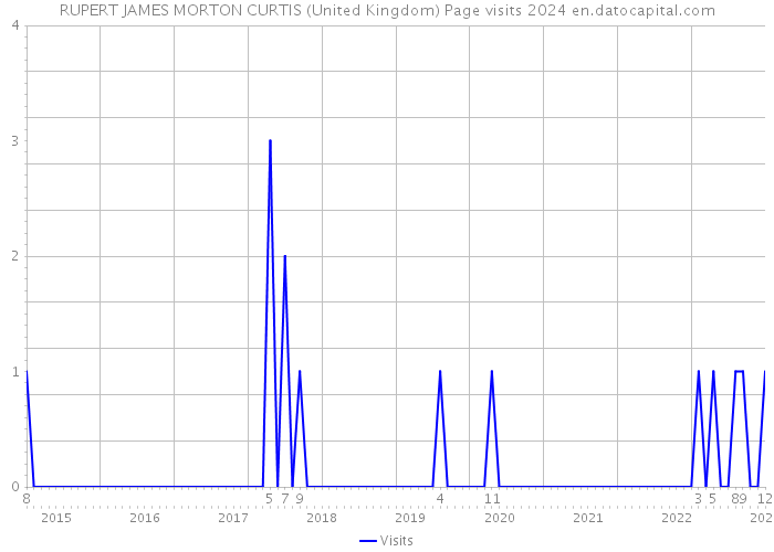 RUPERT JAMES MORTON CURTIS (United Kingdom) Page visits 2024 