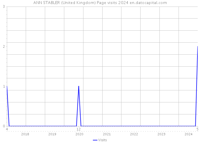 ANN STABLER (United Kingdom) Page visits 2024 