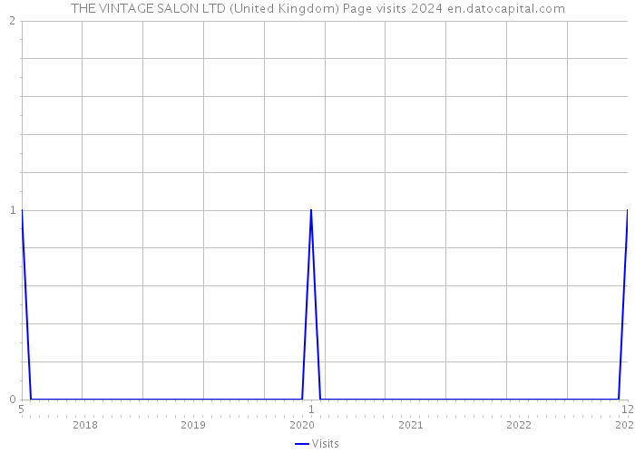 THE VINTAGE SALON LTD (United Kingdom) Page visits 2024 