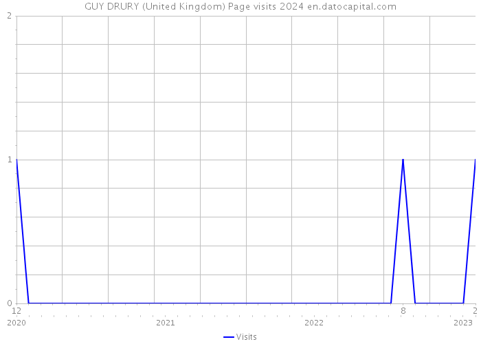 GUY DRURY (United Kingdom) Page visits 2024 