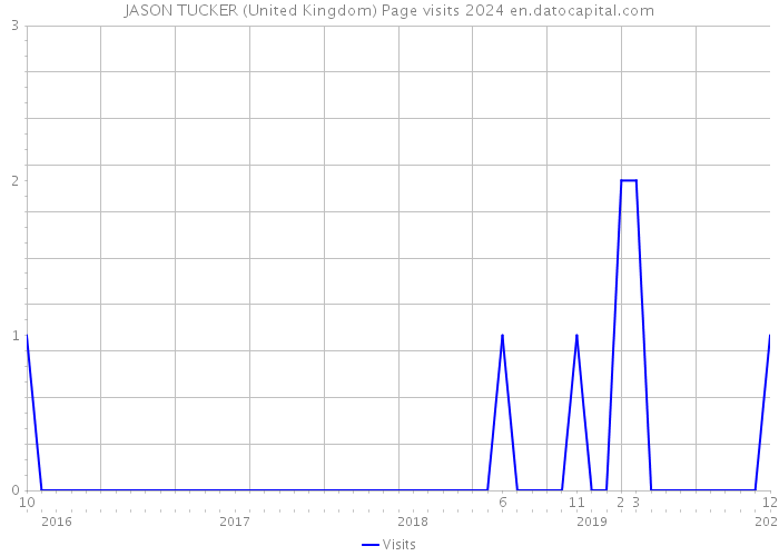JASON TUCKER (United Kingdom) Page visits 2024 