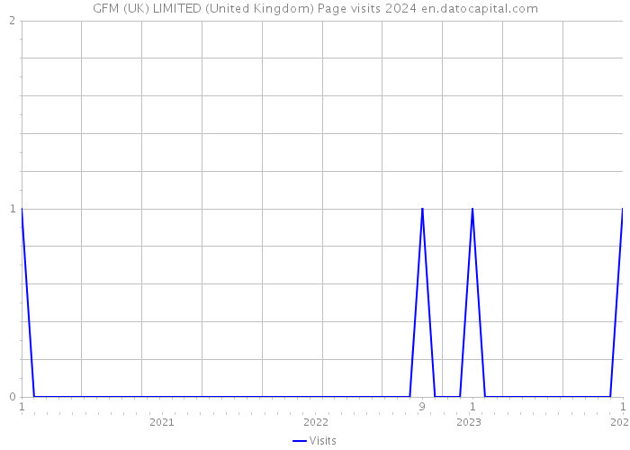 GFM (UK) LIMITED (United Kingdom) Page visits 2024 