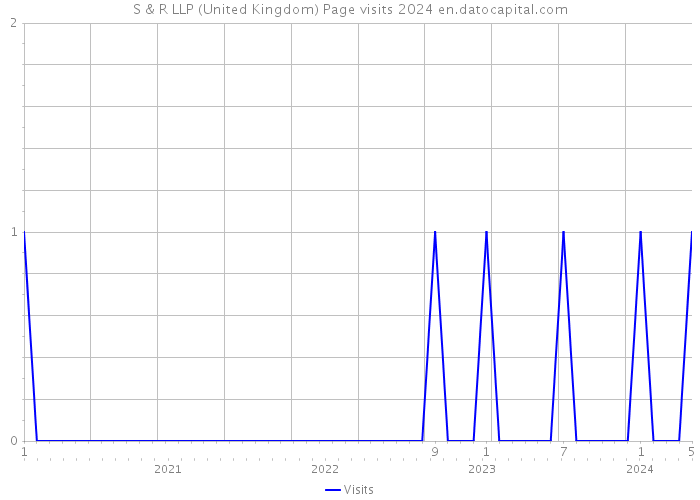 S & R LLP (United Kingdom) Page visits 2024 