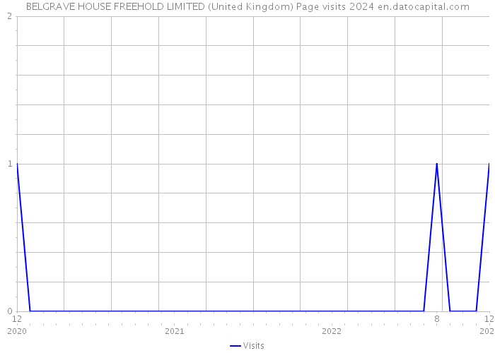 BELGRAVE HOUSE FREEHOLD LIMITED (United Kingdom) Page visits 2024 