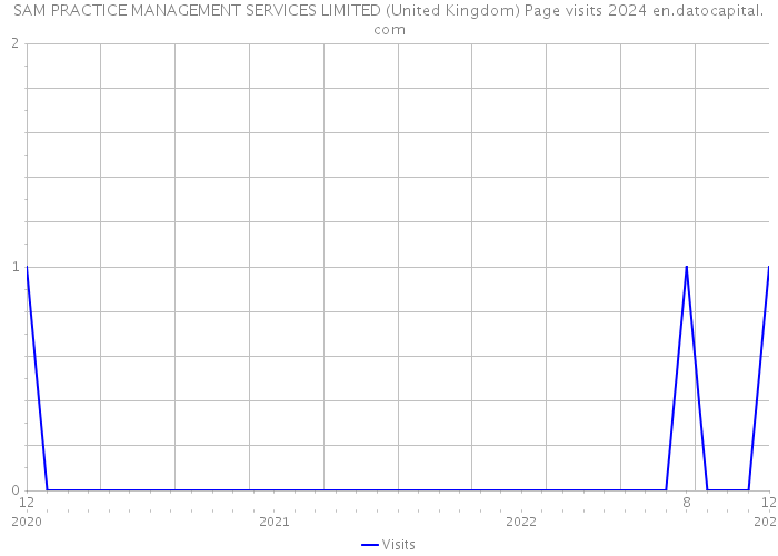 SAM PRACTICE MANAGEMENT SERVICES LIMITED (United Kingdom) Page visits 2024 
