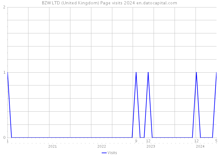 BZW LTD (United Kingdom) Page visits 2024 