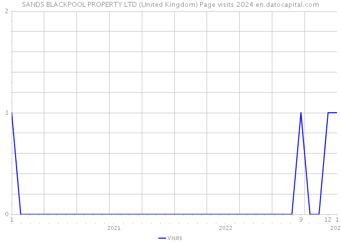 SANDS BLACKPOOL PROPERTY LTD (United Kingdom) Page visits 2024 