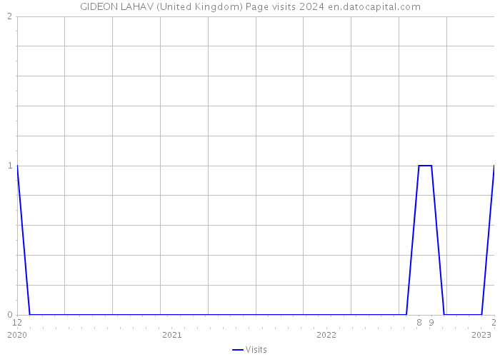 GIDEON LAHAV (United Kingdom) Page visits 2024 