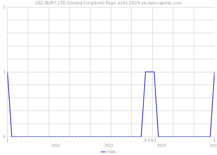 USC BURY LTD (United Kingdom) Page visits 2024 