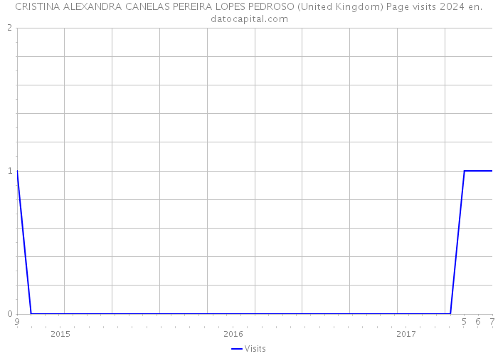 CRISTINA ALEXANDRA CANELAS PEREIRA LOPES PEDROSO (United Kingdom) Page visits 2024 