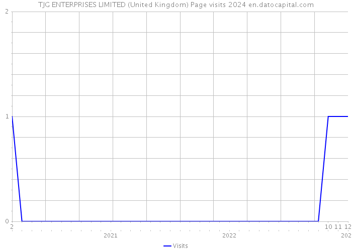 TJG ENTERPRISES LIMITED (United Kingdom) Page visits 2024 