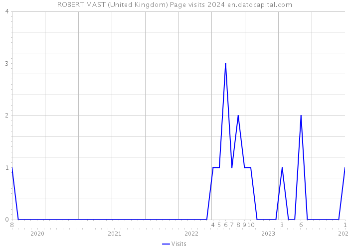 ROBERT MAST (United Kingdom) Page visits 2024 