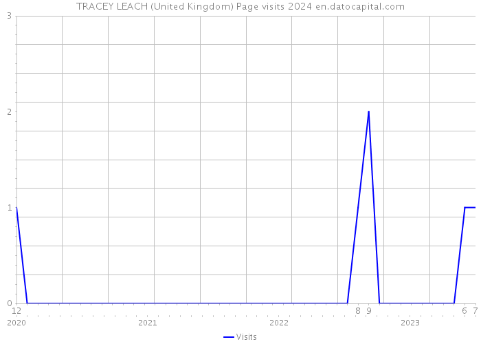 TRACEY LEACH (United Kingdom) Page visits 2024 