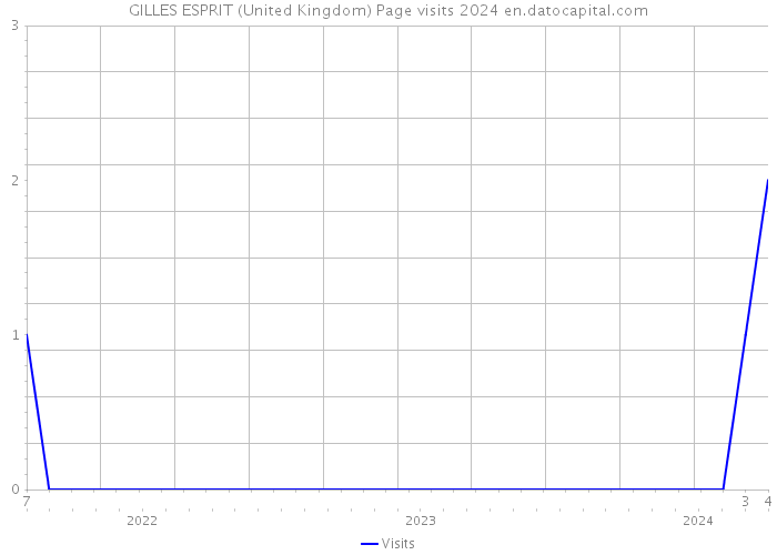 GILLES ESPRIT (United Kingdom) Page visits 2024 