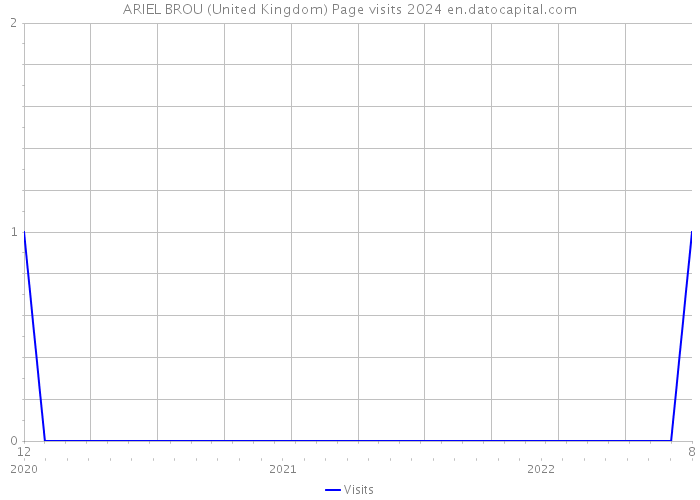 ARIEL BROU (United Kingdom) Page visits 2024 