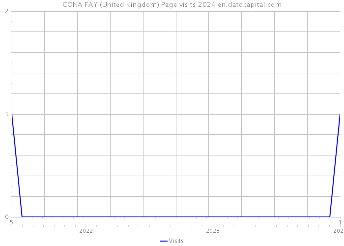 CONA FAY (United Kingdom) Page visits 2024 