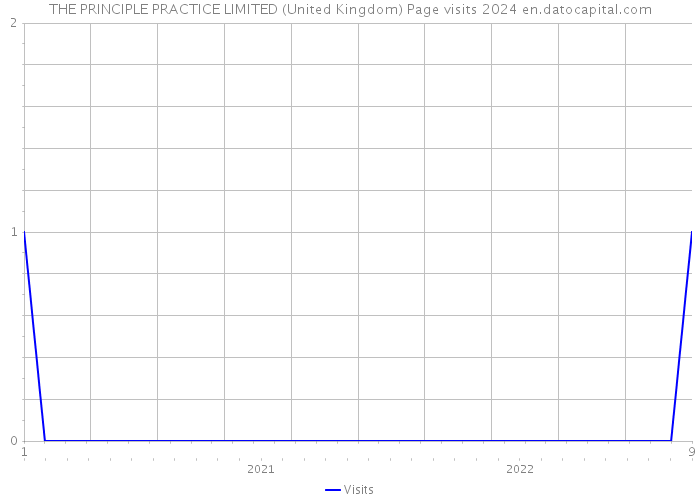 THE PRINCIPLE PRACTICE LIMITED (United Kingdom) Page visits 2024 