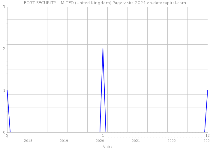 FORT SECURITY LIMITED (United Kingdom) Page visits 2024 
