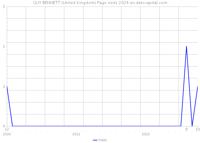 GUY BENNETT (United Kingdom) Page visits 2024 