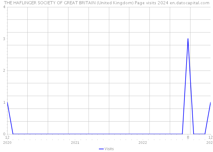 THE HAFLINGER SOCIETY OF GREAT BRITAIN (United Kingdom) Page visits 2024 