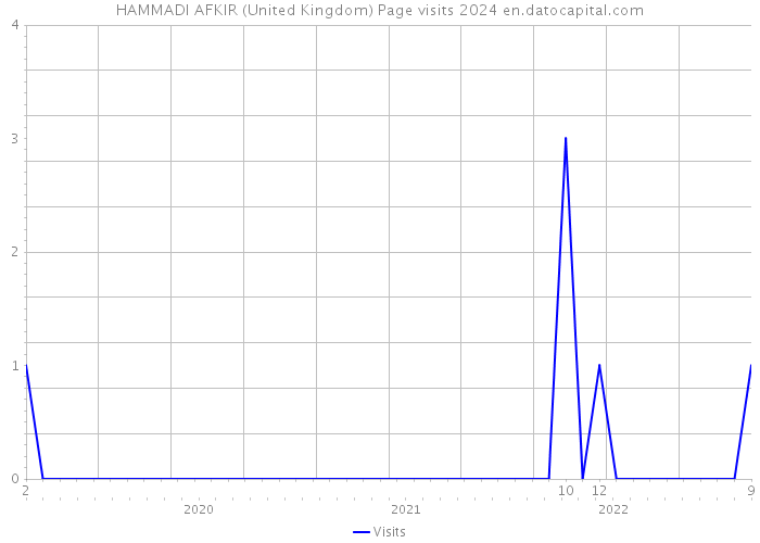 HAMMADI AFKIR (United Kingdom) Page visits 2024 