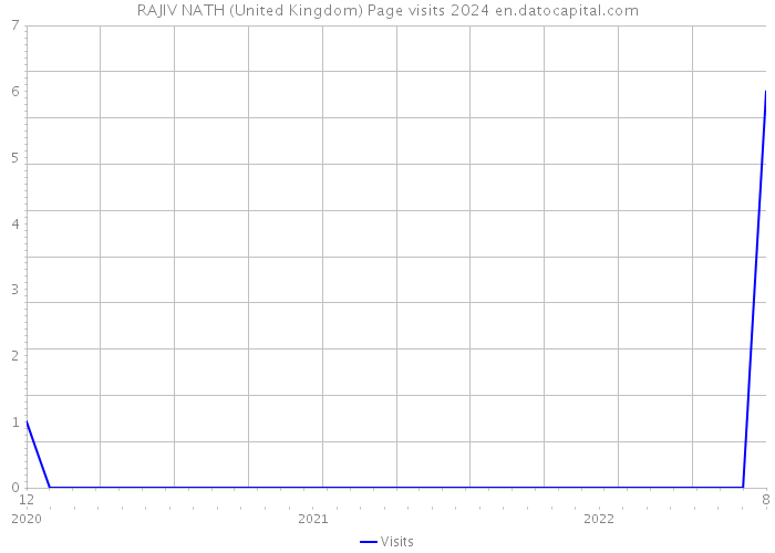 RAJIV NATH (United Kingdom) Page visits 2024 