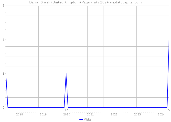 Daniel Siwek (United Kingdom) Page visits 2024 