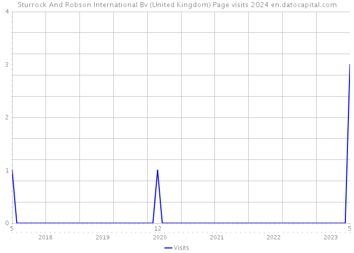Sturrock And Robson International Bv (United Kingdom) Page visits 2024 