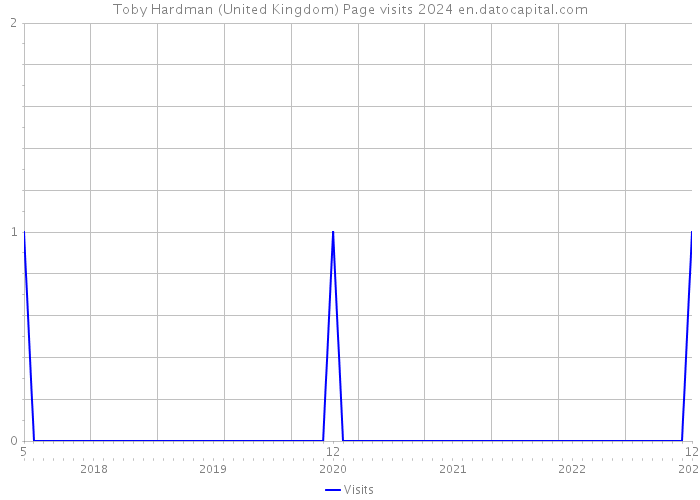 Toby Hardman (United Kingdom) Page visits 2024 