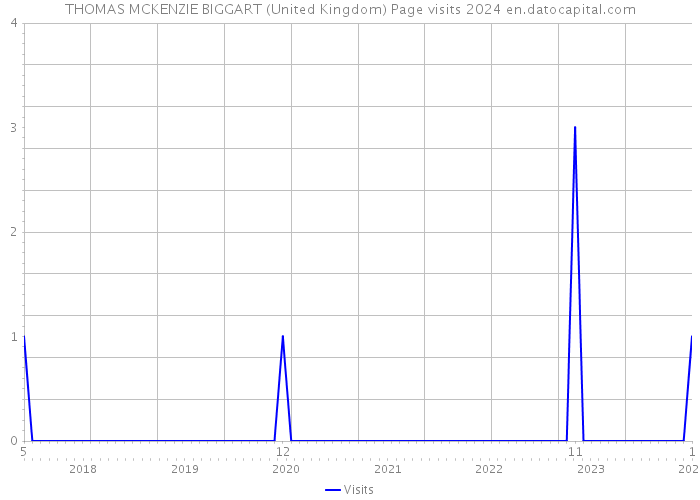 THOMAS MCKENZIE BIGGART (United Kingdom) Page visits 2024 