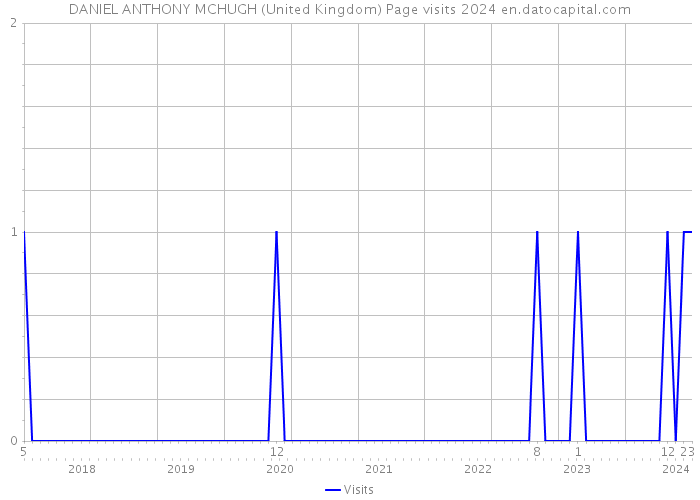 DANIEL ANTHONY MCHUGH (United Kingdom) Page visits 2024 