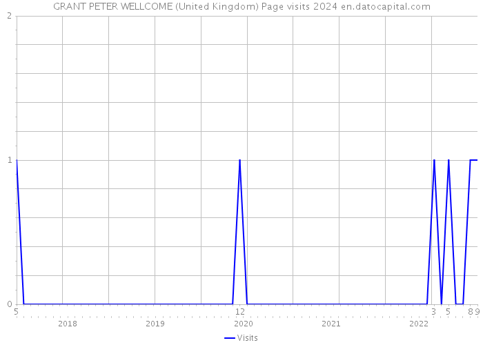 GRANT PETER WELLCOME (United Kingdom) Page visits 2024 
