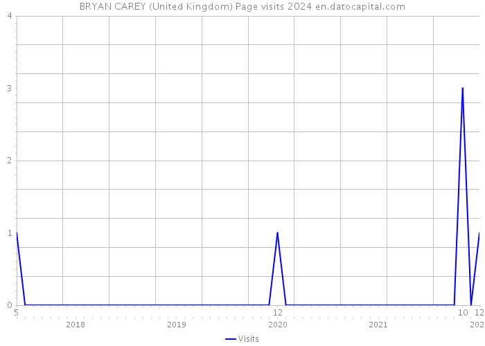BRYAN CAREY (United Kingdom) Page visits 2024 