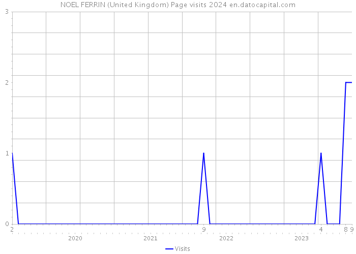 NOEL FERRIN (United Kingdom) Page visits 2024 