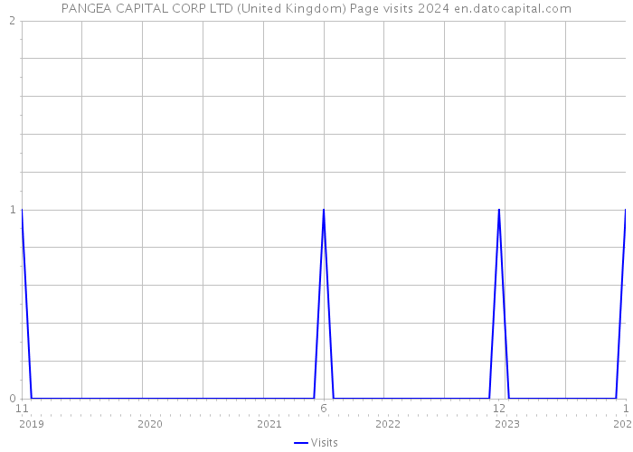 PANGEA CAPITAL CORP LTD (United Kingdom) Page visits 2024 