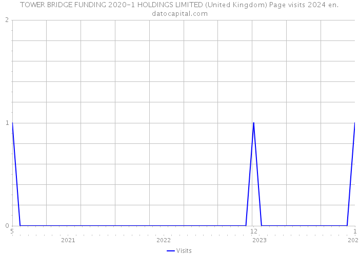 TOWER BRIDGE FUNDING 2020-1 HOLDINGS LIMITED (United Kingdom) Page visits 2024 