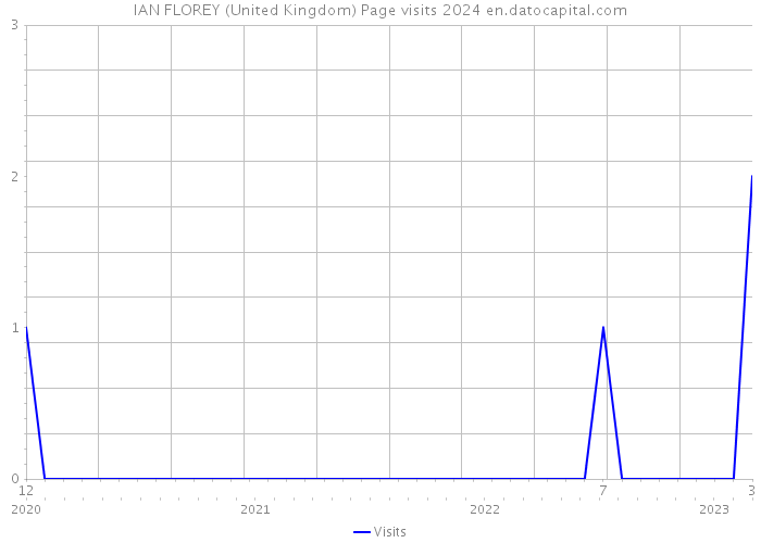 IAN FLOREY (United Kingdom) Page visits 2024 