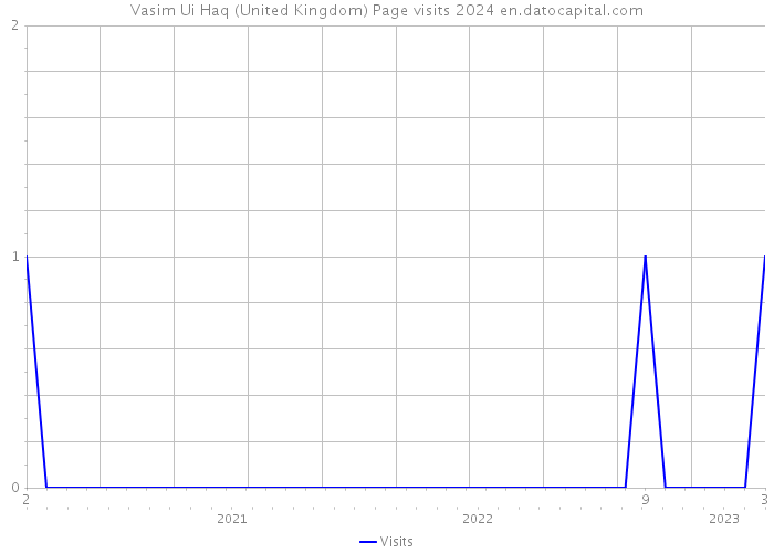Vasim Ui Haq (United Kingdom) Page visits 2024 