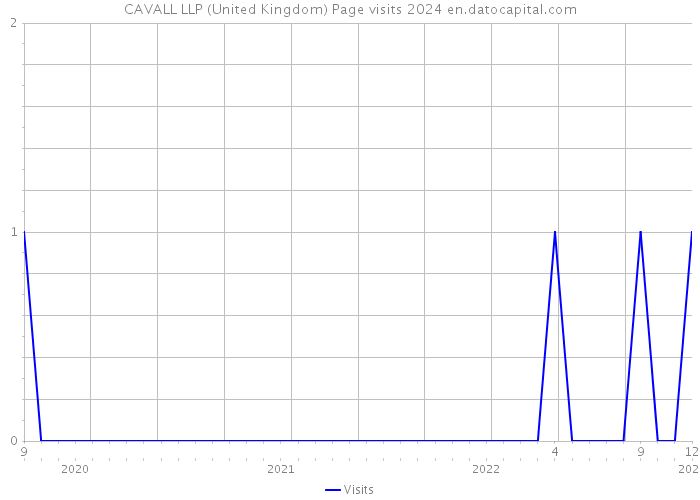 CAVALL LLP (United Kingdom) Page visits 2024 