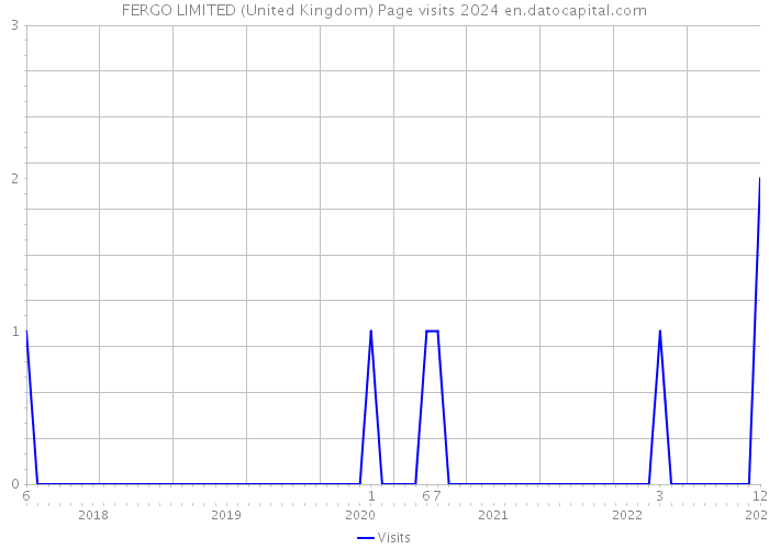 FERGO LIMITED (United Kingdom) Page visits 2024 