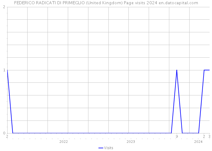 FEDERICO RADICATI DI PRIMEGLIO (United Kingdom) Page visits 2024 