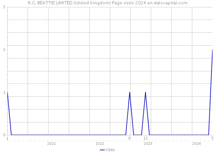 R.G. BEATTIE LIMITED (United Kingdom) Page visits 2024 