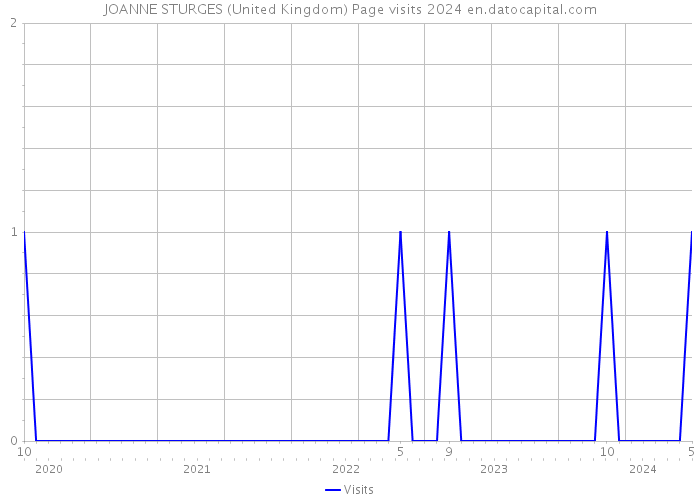 JOANNE STURGES (United Kingdom) Page visits 2024 