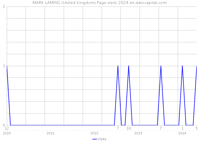 MARK LAMING (United Kingdom) Page visits 2024 