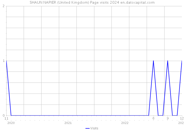 SHAUN NAPIER (United Kingdom) Page visits 2024 