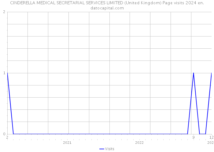 CINDERELLA MEDICAL SECRETARIAL SERVICES LIMITED (United Kingdom) Page visits 2024 