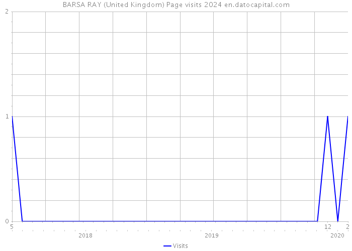 BARSA RAY (United Kingdom) Page visits 2024 