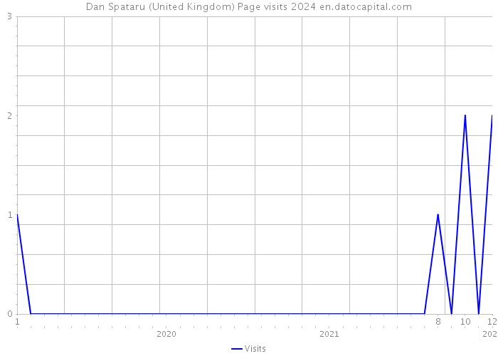 Dan Spataru (United Kingdom) Page visits 2024 