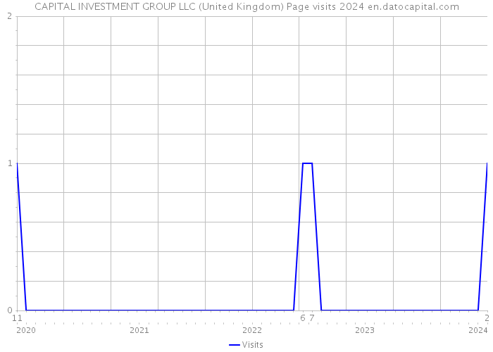 CAPITAL INVESTMENT GROUP LLC (United Kingdom) Page visits 2024 